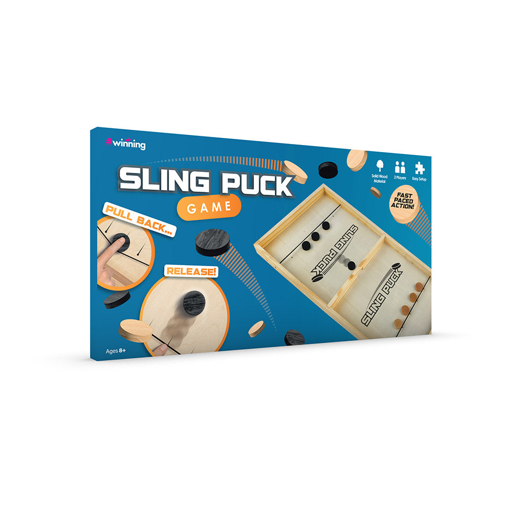 The Source Sling Puck Wooden Game Action & Precision Fun