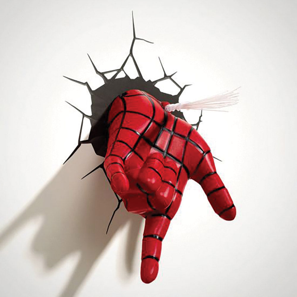 The Source Spider Man 3D Wall Light Unique Nightlight for Kids The Source Spider Man 3D Wall Light Unique Nightlight for Kids