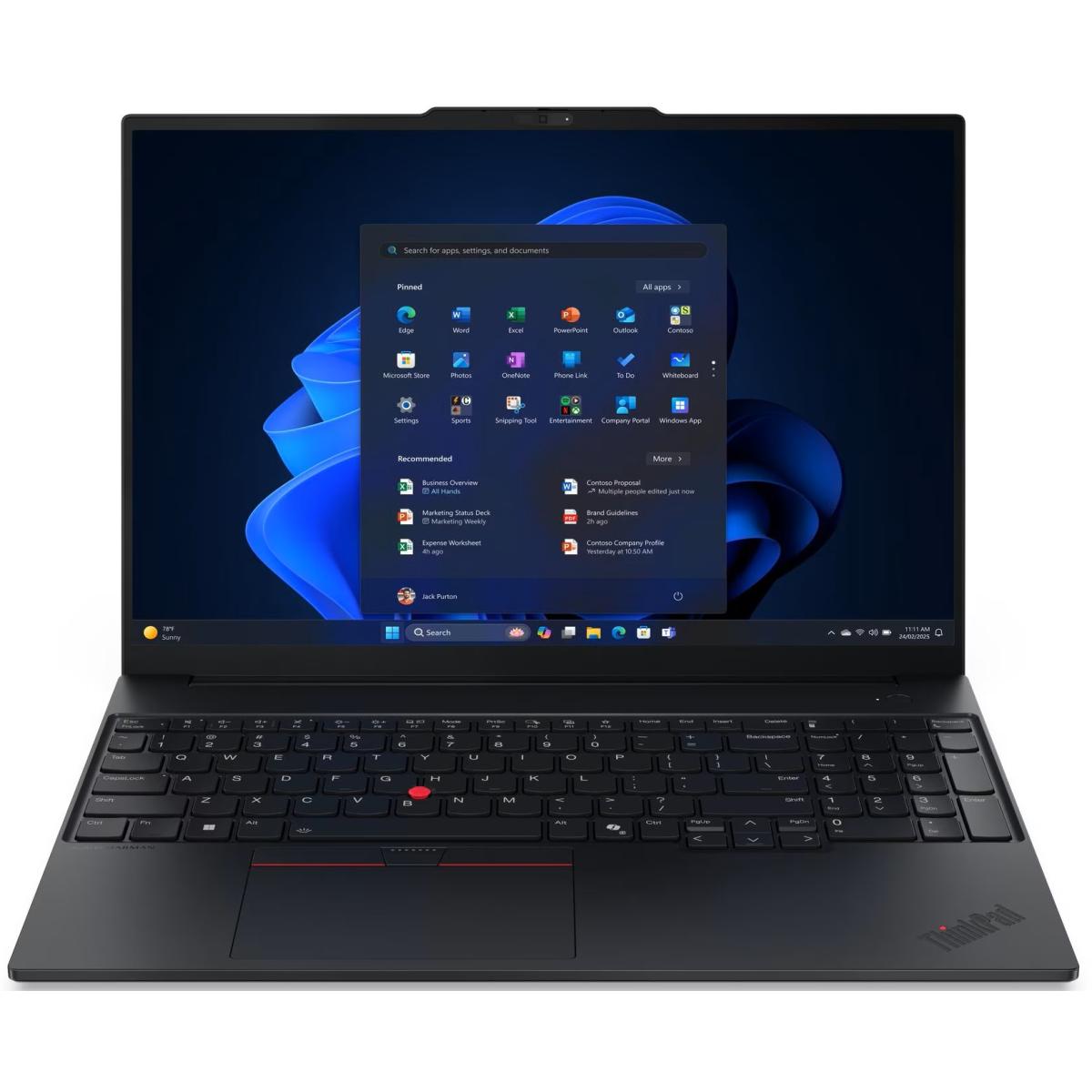 Lenovo ThinkPad E16 Gen 3 Intel Core Ultra 7 255H 16GB 1TB SSD 16" Laptop