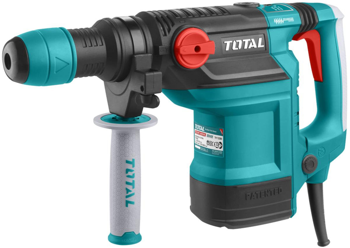 Total 1200W SDS Max Rotary Hammer Powerful & Durable Total 1200W SDS Max Rotary Hammer Powerful & Durable
