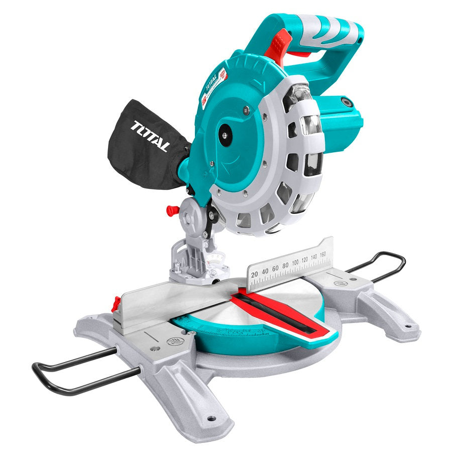 Total 1400W 8” Mitre Saw High-Performance Precision Cutting Total 1400W 8” Mitre Saw High-Performance Precision Cutting