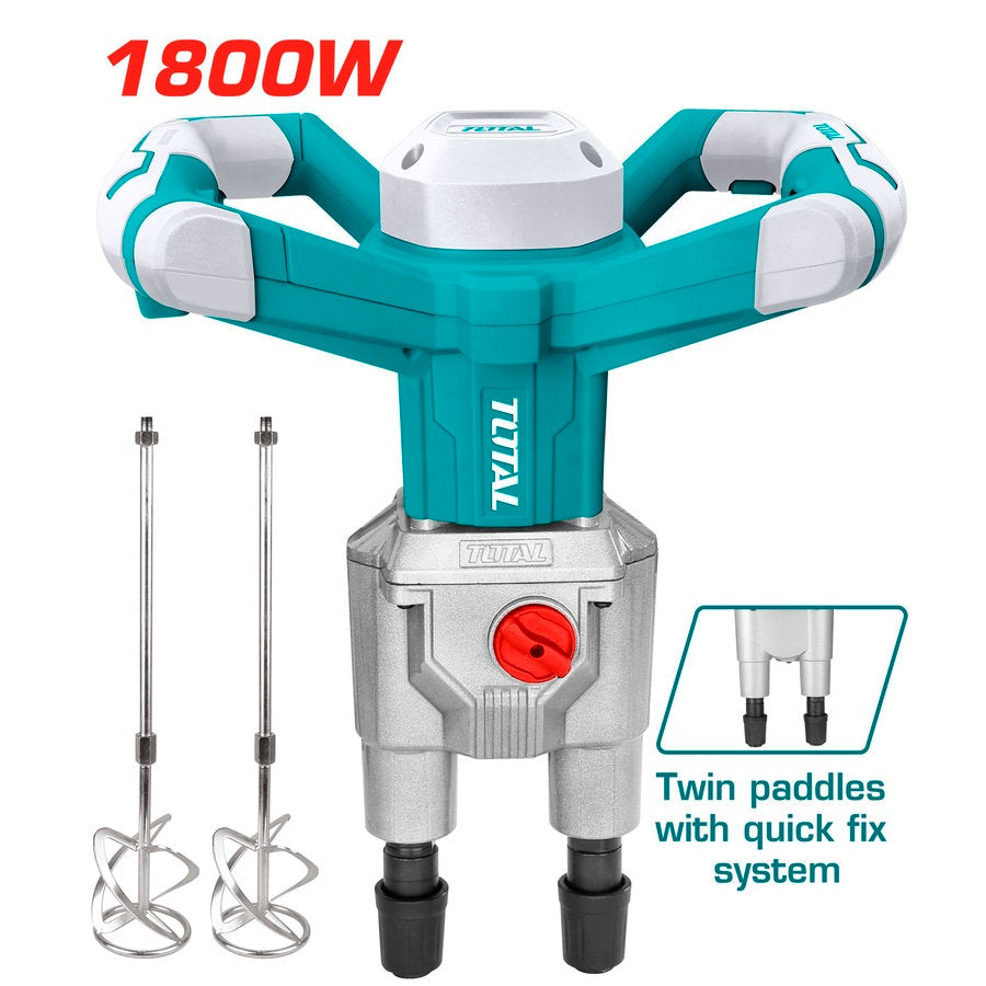 Total 1800W Mixer Drill High-Performance Mixing Tool Total 1800W Mixer Drill High-Performance Mixing Tool