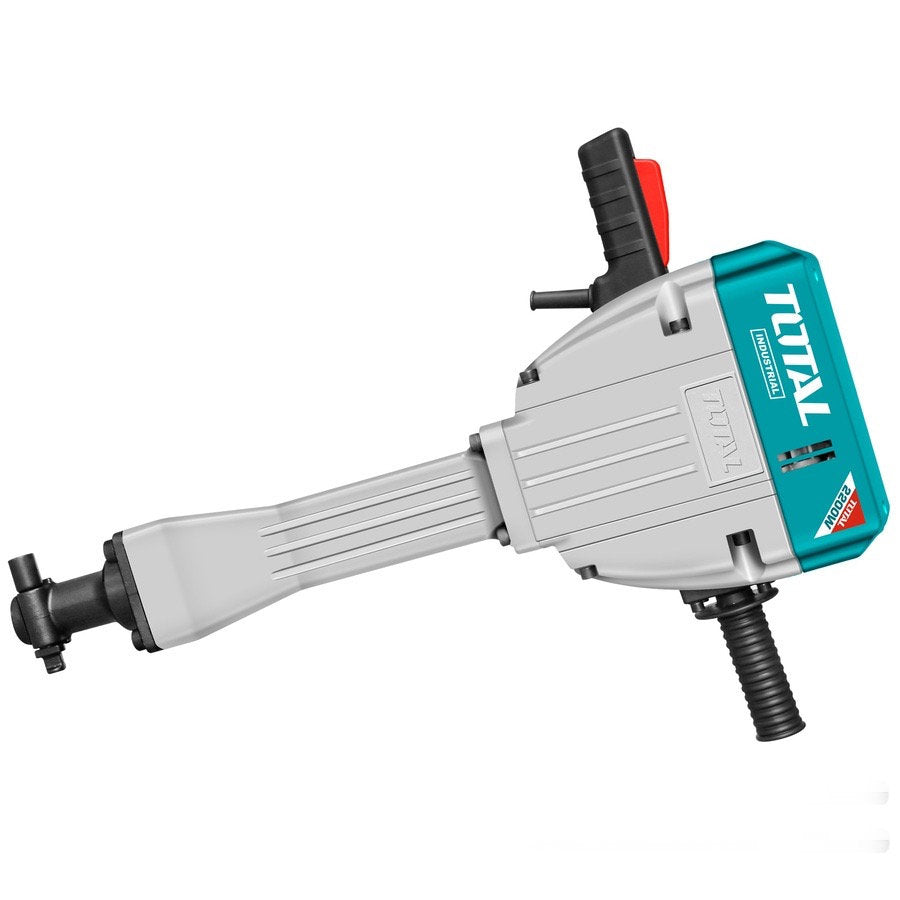 Total 2200W Electric Demolition Hammer Heavy-Duty Power Total 2200W Electric Demolition Hammer Heavy-Duty Power