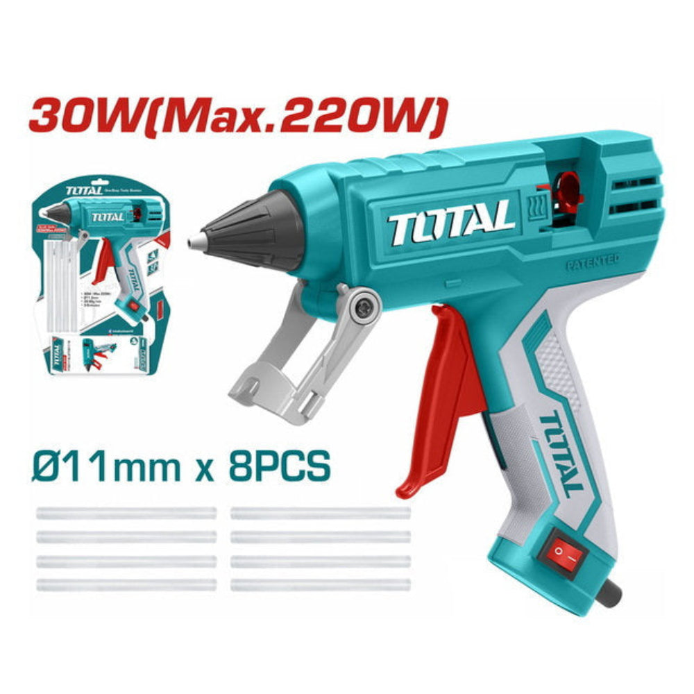 Total 220W Hot Glue Gun Efficient & Precise Bonding Total 220W Hot Glue Gun Efficient & Precise Bonding