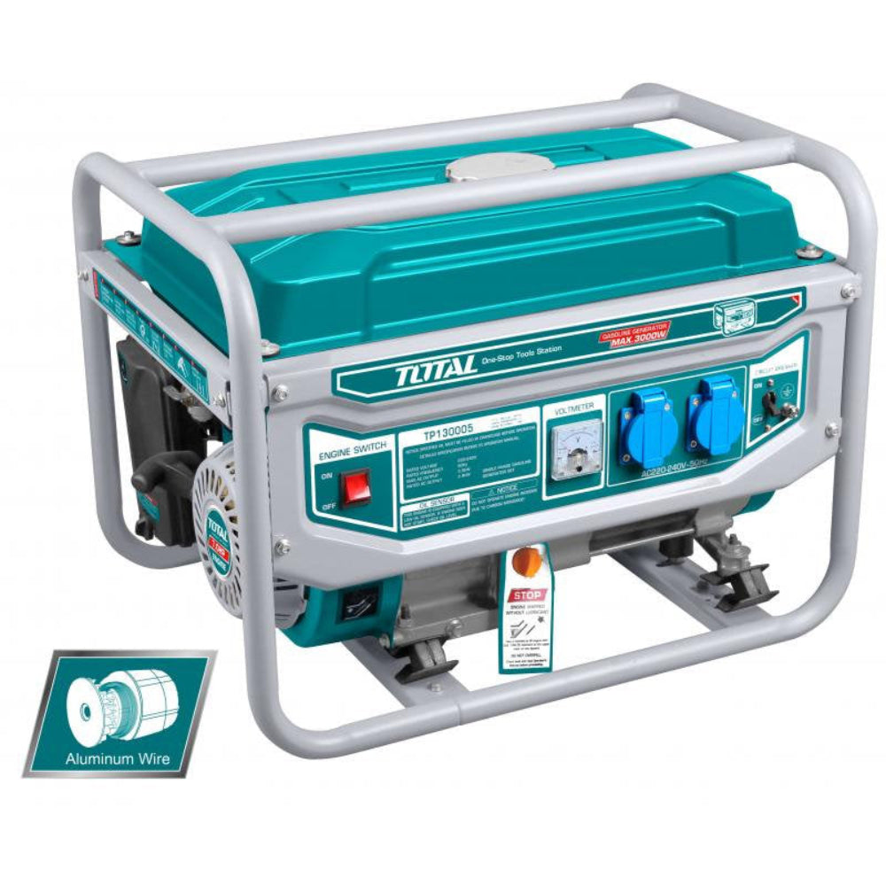 Total 3KW Gasoline Generator with Battery Start