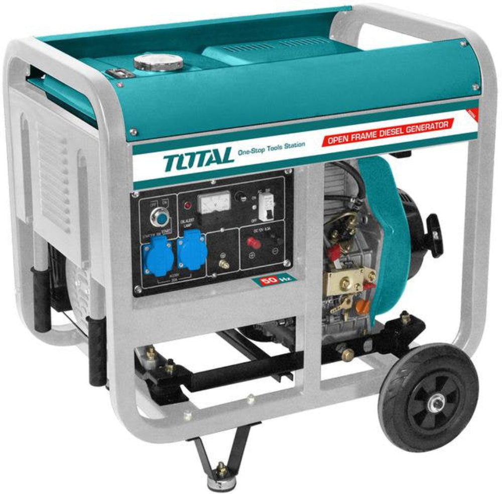 Total 5.5KW Diesel Generator Reliable Power Supply