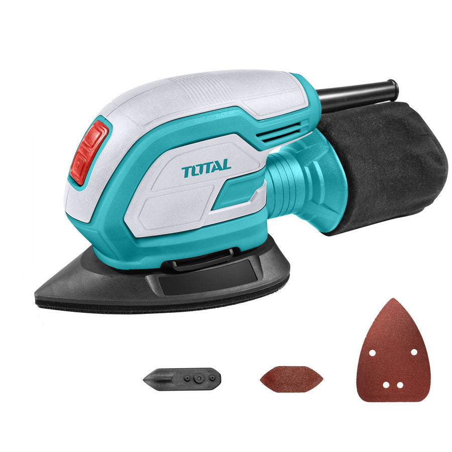 Total 65W Palm Sander Perfect for Finishing & Detailing Total 65W Palm Sander Perfect for Finishing & Detailing