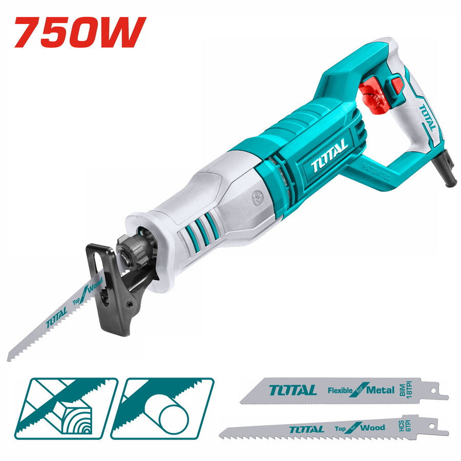 Total 750W Reciprocating Saw High Power & Precision Cutting