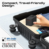 محول سفر Promate TripMate-GaN160 160 واط متعدد المنافذ 