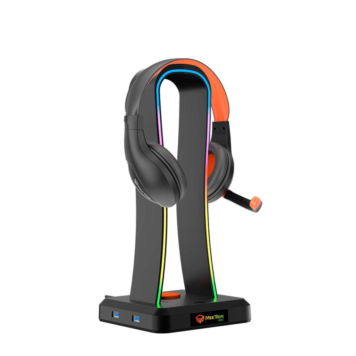 Meetion U002 RGB Gaming Headset Stand - Multifunctional Hub Meetion U002 RGB Gaming Headset Stand - Multifunctional Hub