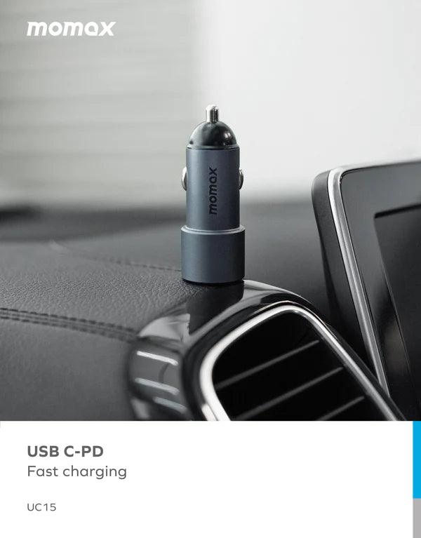 Momax 38W Dual-port Car Charger