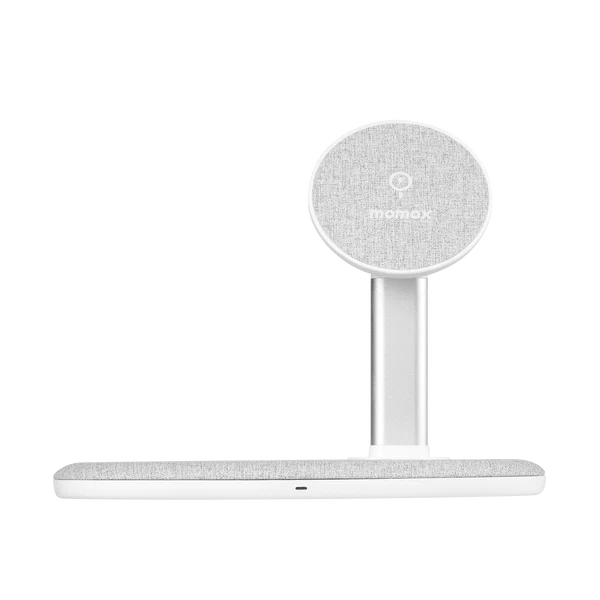 Momax Q.Mag Dual 2-in-1 Magnetic Desktop Wireless Charger