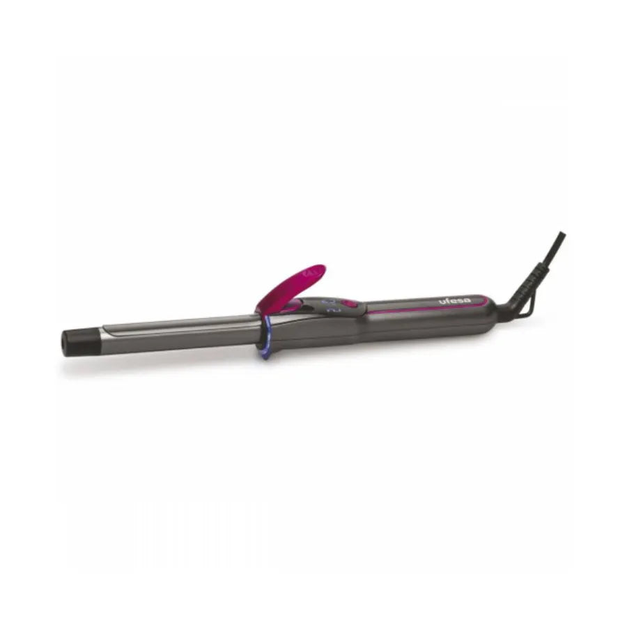 UFESA CT4019 Ringlet Ceramic Curling Iron 19mm – 5 Heat Settings, 150–210°C, 360° Swivel Cord