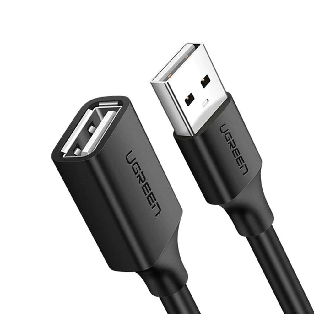 UGREEN USB 2.0 A Male to A Female Cable 1m (Black) UGREEN USB 2.0 A Male to A Female Cable 1m (Black)