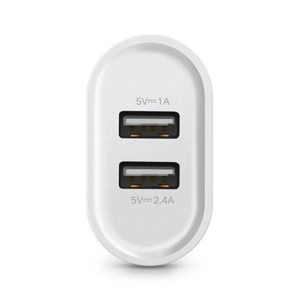 UGREEN Dual USB Wall Charger 3.4A EU (White)