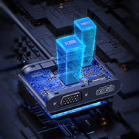 محول يوجرين USB 3.0 HDMI & VGA
