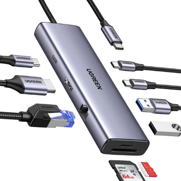 UGREEN 9-in-1 USB-C Hub with 4K 60Hz HDMI & PD 100W UGREEN 9-in-1 USB-C Hub with 4K 60Hz HDMI & PD 100W