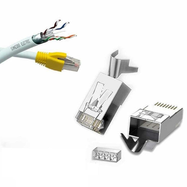 UGREEN RJ45 CAT6A/CAT7 Shielded Plug – 10-Pack (70316)