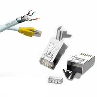 UGREEN RJ45 CAT6A/CAT7 Shielded Plug – 10-Pack (70316)