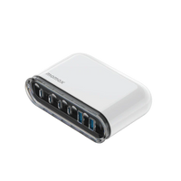 Momax 1 Charge Flow & 6 Port GaN Charger 120W - White