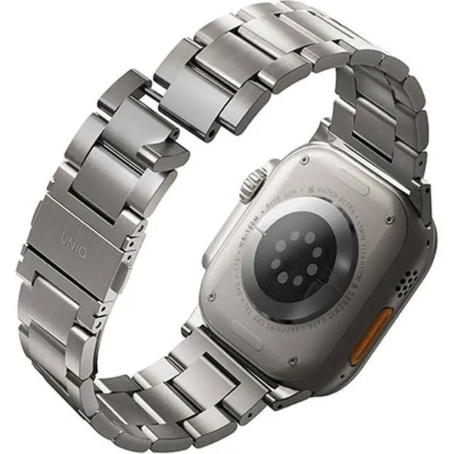 حزام ساعة آبل من يونيك اوستا بوصلات فولاذية قابلة للتعديل ذاتيًا
