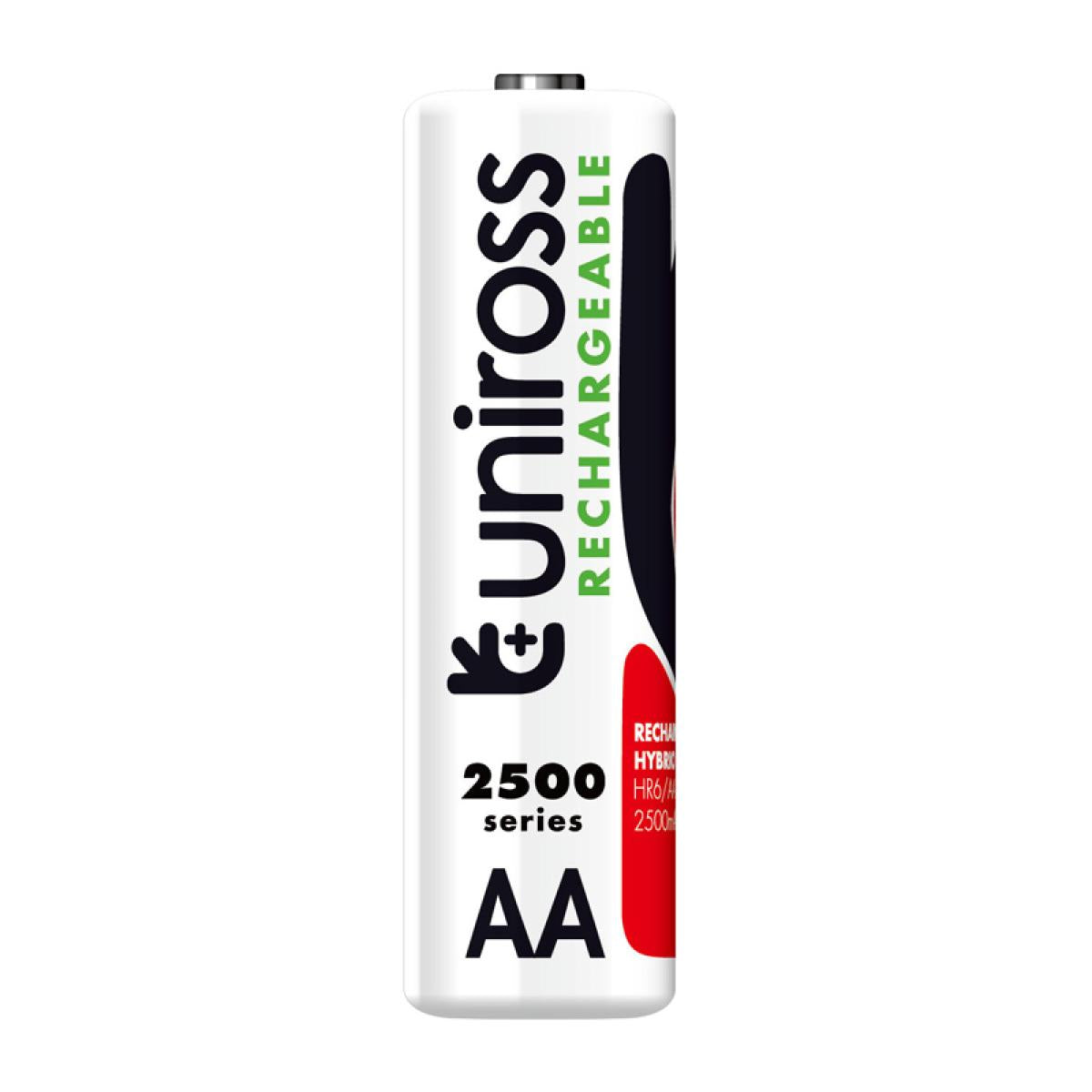 Uniross Rechargeable 2500mAh AA Battery Uniross Rechargeable 2500mAh AA Battery