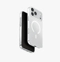 UNIQ Hybrid iPhone 17 MagClick Charging AirSuit - Glossy Clear/White