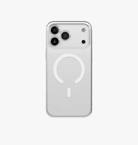 UNIQ Hybrid iPhone 17 MagClick Charging AirSuit - Glossy Clear/White