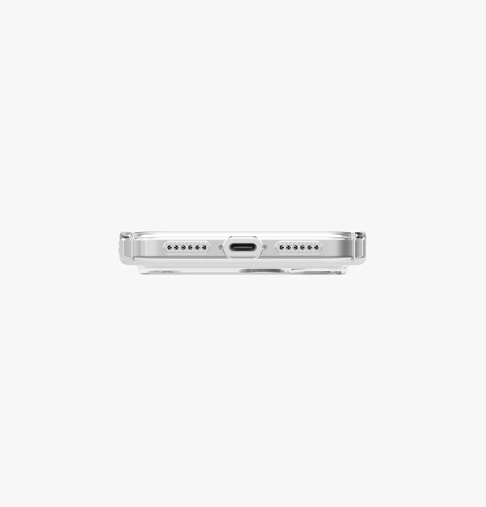 UNIQ Hybrid iPhone 17 MagClick Charging AirSuit - Glossy Clear/White UNIQ Hybrid iPhone 17 MagClick Charging AirSuit - Glossy Clear/White