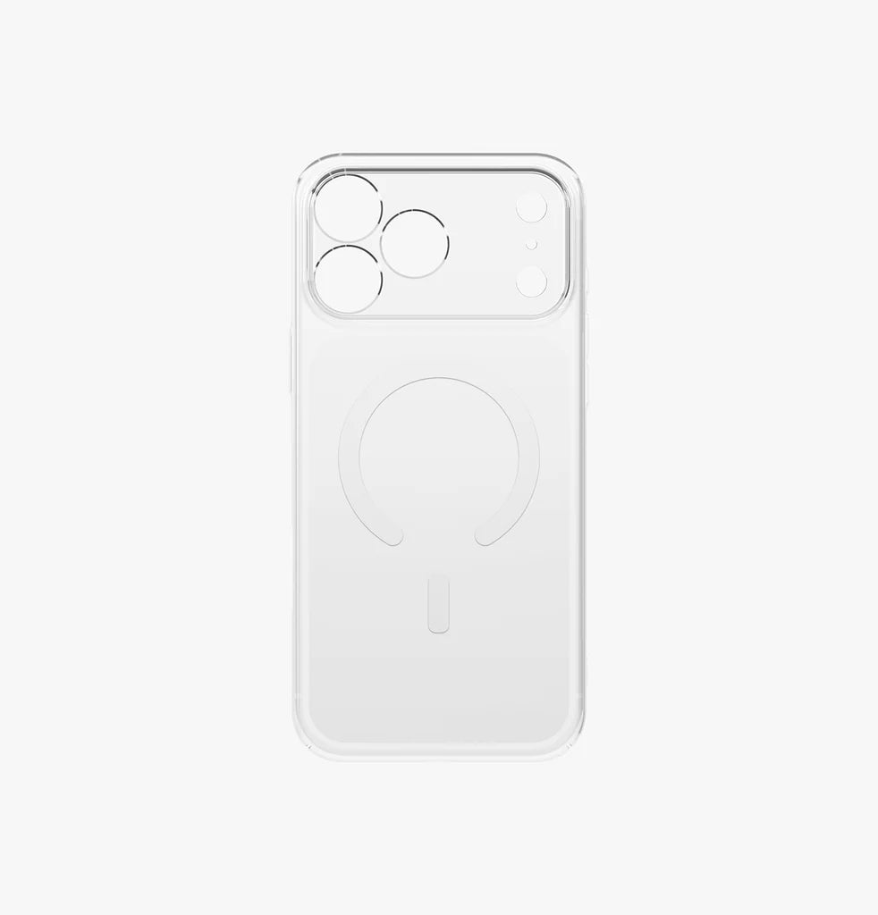 UNIQ Hybrid iPhone 17 MagClick Charging AirSuit - Glossy Clear/White UNIQ Hybrid iPhone 17 MagClick Charging AirSuit - Glossy Clear/White