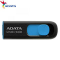 ADATA UV128 64GB باللونين الأسود والأزرق للبيع بالتجزئة 