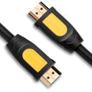 كابل HDMI دائري من UGREEN بطول 3 متر (أصفر/أسود) 10130