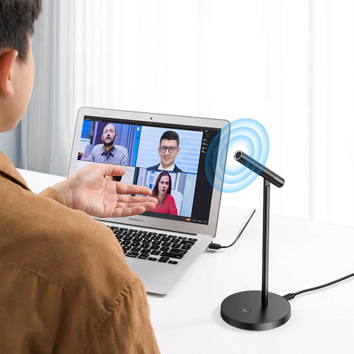 UGREEN USB Desktop Mic with Smart Noise Cancelling UGREEN USB Desktop Mic with Smart Noise Cancelling