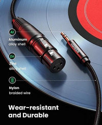 UGREEN 3.5mm Three-Pole Male to XLR Female Audio Cable 2m AV182