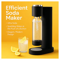 Ultra Soda Maker Machine – High-Quality Sparkling Water Maker with CO₂ Cylinder & BPA-Free Bottle