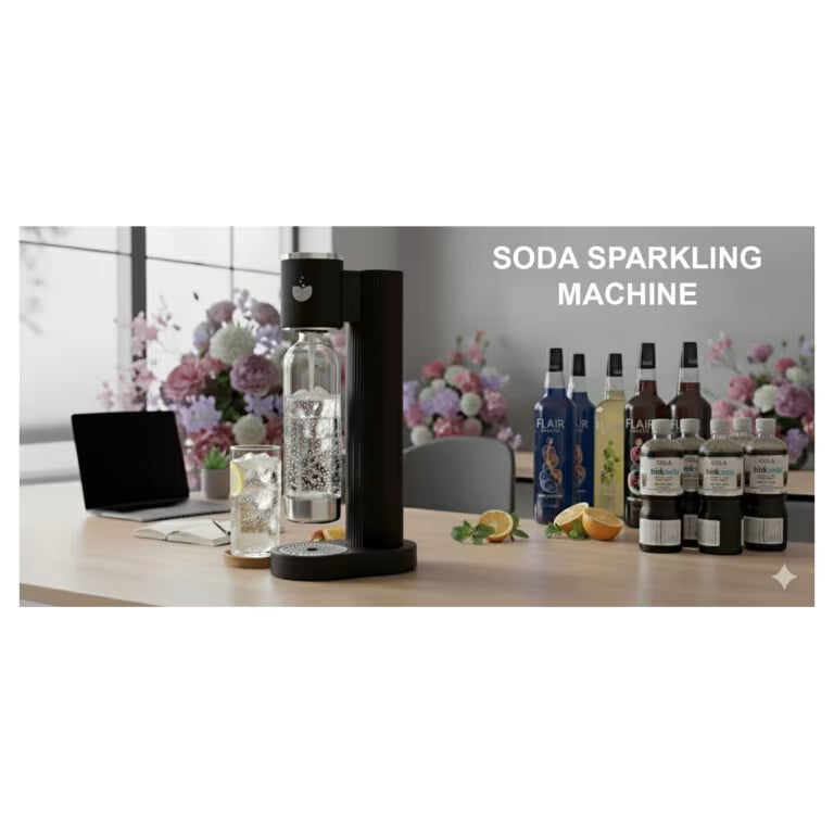 Ultra Soda Maker Machine – High-Quality Sparkling Water Maker with CO₂ Cylinder & BPA-Free Bottle