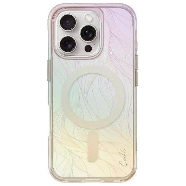 كفر UNIQ COEHL WILLOW لهاتف iPhone 16 Pro 6.3 Mag Iridescent