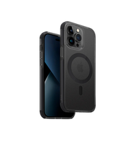 Uniq Hybrid iPhone 15 Pro Max 6.7 Mag click Charging Combat (Af) - Carbon (Black)