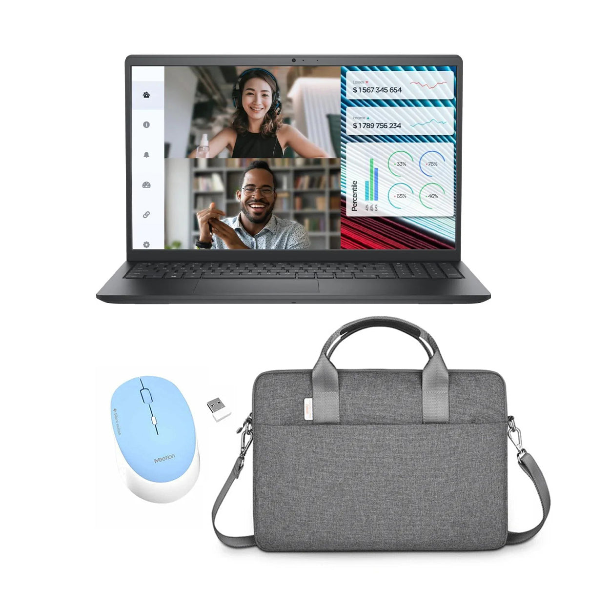 Back to University Package Dell Vostro 3520 15.6” FHD i7-1255U + Wireless Mouse & Laptop Bag