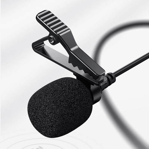 Joyroom Lavalier TikTop Live stream Microphone 2M - Black Joyroom Lavalier TikTop Live stream Microphone 2M - Black