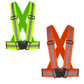 JADEVER High Visibility Reflective Safety Vest – Fluorescent Yellow or Orange | Adjustable Fit (JDRV3811 / JDRV3812)