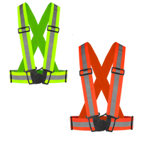 JADEVER High Visibility Reflective Safety Vest – Fluorescent Yellow or Orange | Adjustable Fit (JDRV3811 / JDRV3812)