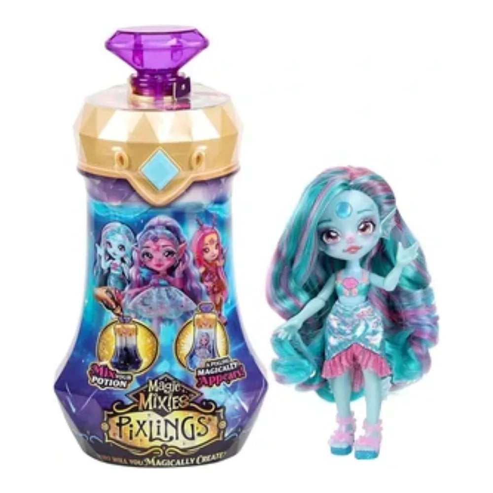 Moose Magic Mixies Mixlings - Aqua Themed Doll | Season 1 Wave 1