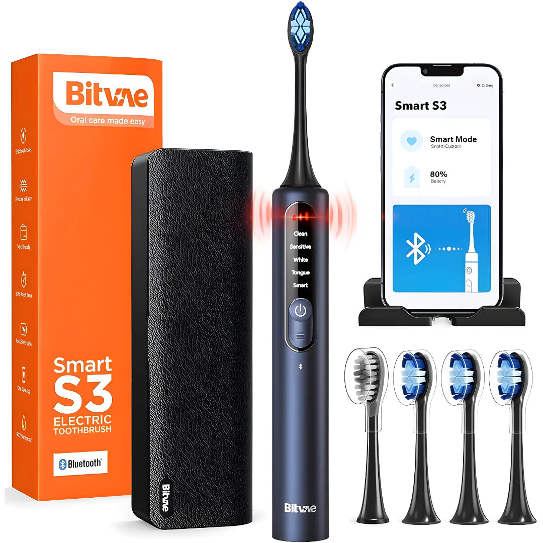 Smart Electric Toothbrush S3 Bluetooth - 40,000 VPM, 5 Modes