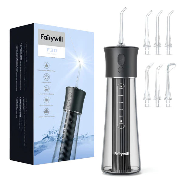 Fairywill Water Flosser F30 - 5 Modes, IPX7 Waterproof