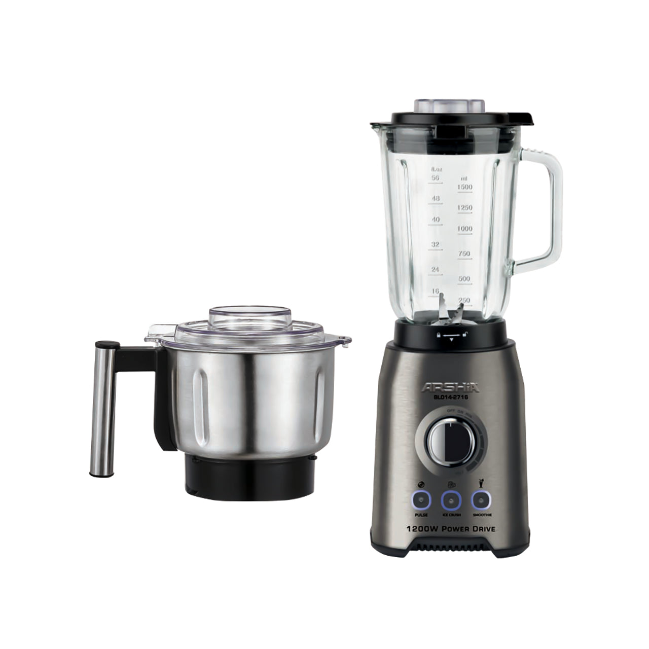 Arshia Blender With Stainless Steel Grinder