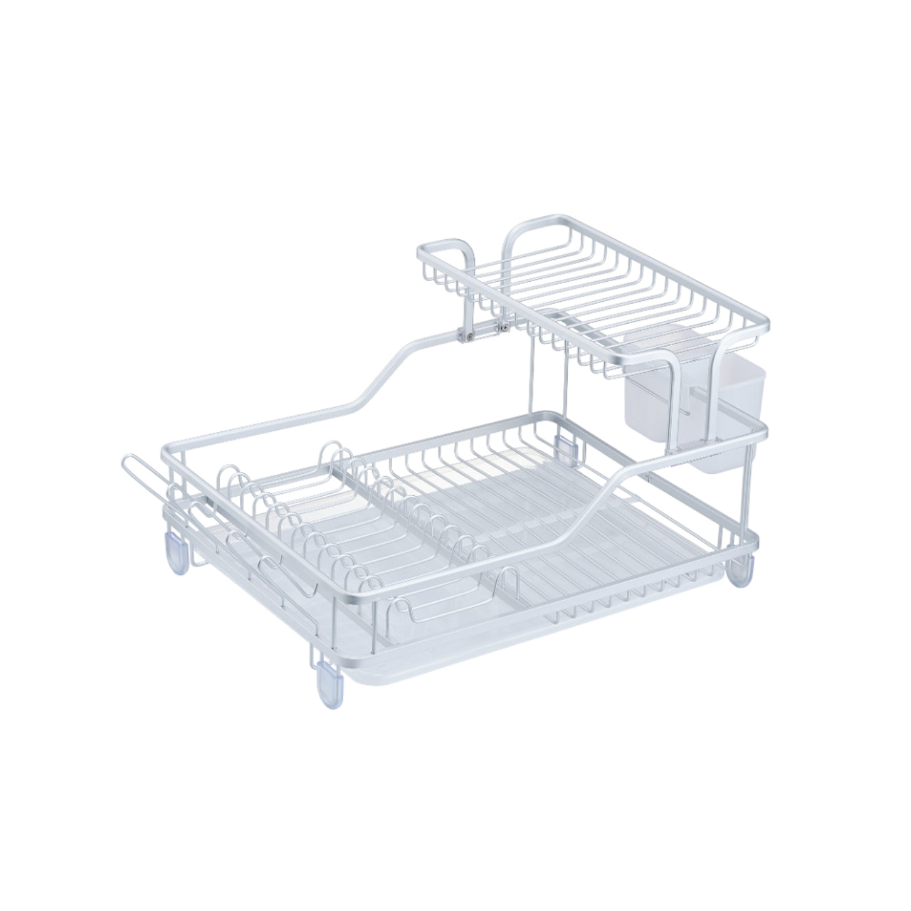 Arshia Aluminum Dish Rack with Drainer Arshia Aluminum Dish Rack with Drainer