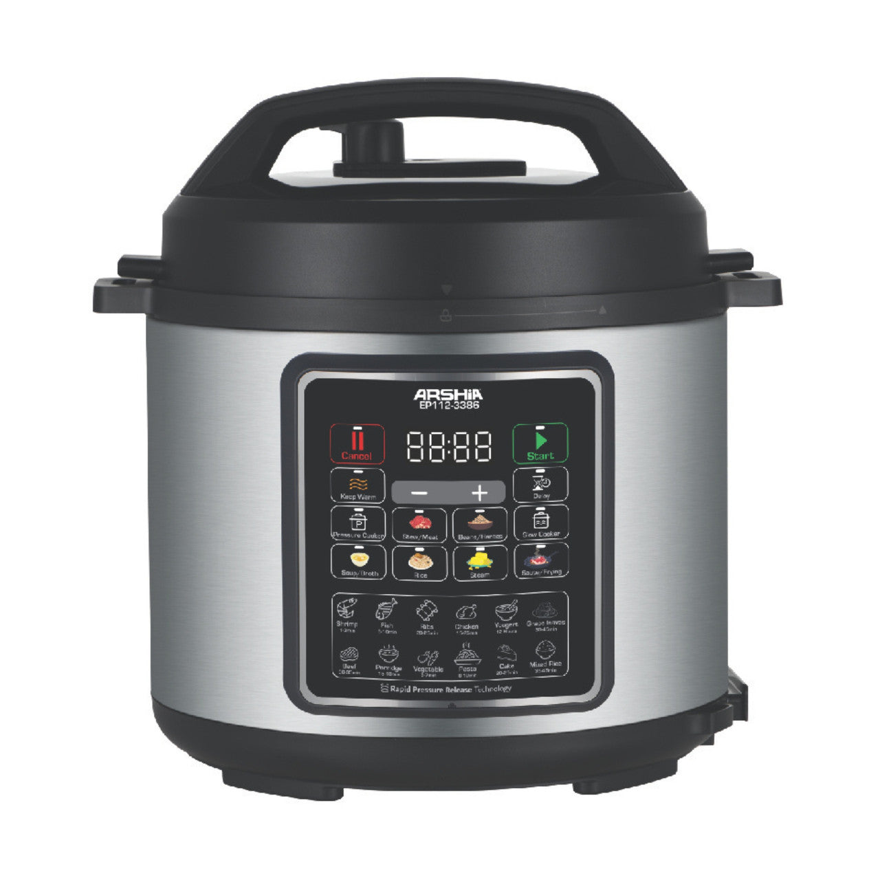 Arshia Digital Pressure Express Cooker 6L Arshia Digital Pressure Express Cooker 6L
