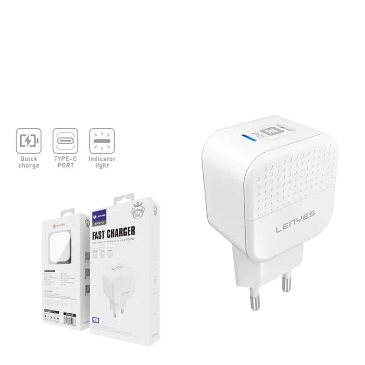 Lenyes LCH361 – Fast USB-C Mobile Wall Charger Lenyes LCH361 – Fast USB-C Mobile Wall Charger