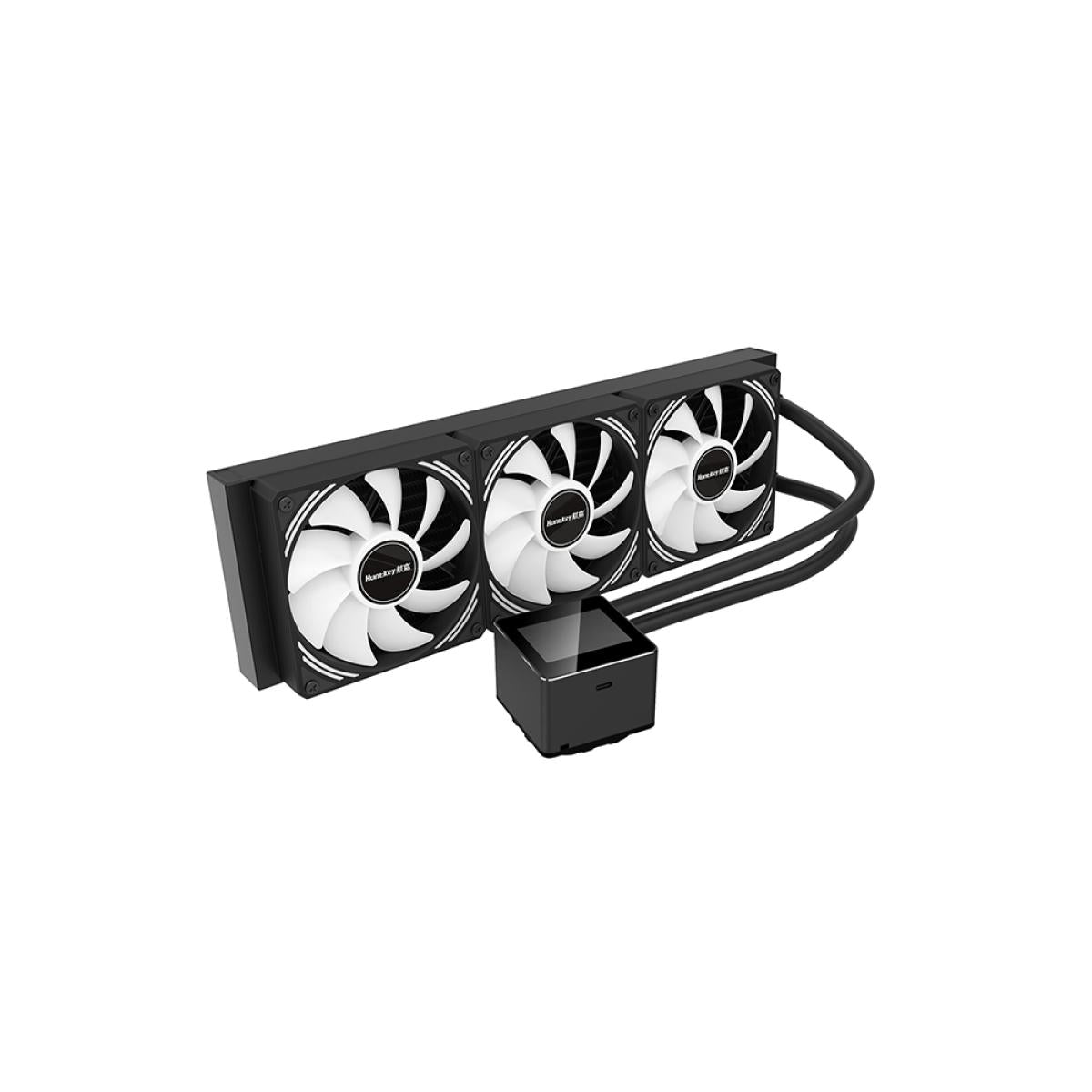 Huntkey MVP V360 3-Fan CPU Cooler - Sleek Black Design Huntkey MVP V360 3-Fan CPU Cooler - Sleek Black Design